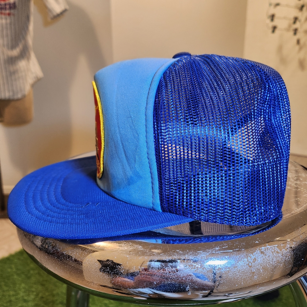 Vintage Blue Baywatch Tv Classic Show Hat Mesh Trucker Style 90s - Picture 3 of 6